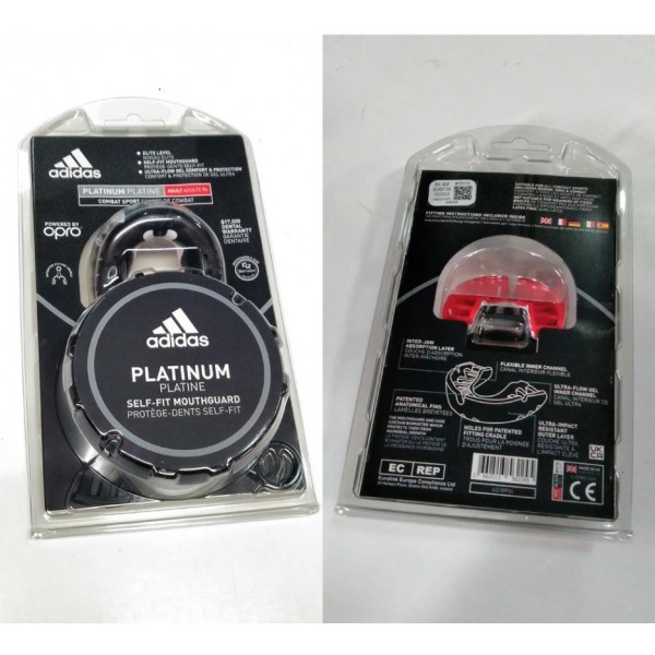 Капа взрослая ADIDAS/OPRO Platinum |красно/чорно/белый | ADIDAS ADIBP36