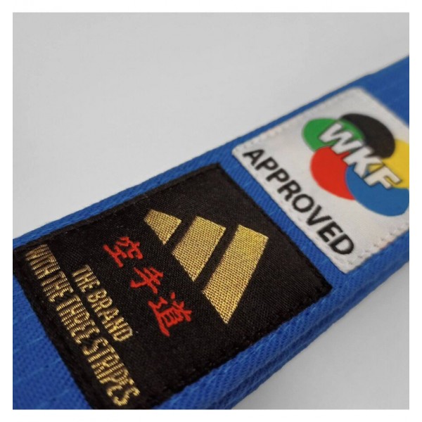 Пояс для карате серии ELITE WKF with KANJI OPTION | голубой | ADIDAS ADIB242K