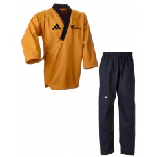 Добок для тхеквондо ADIDAS POOMSAE PREMIUM | желто-черный | ADITPGM01