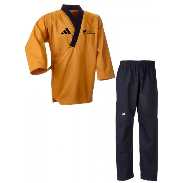 Добок для тхеквондо ADIDAS POOMSAE PREMIUM | желто-черный | ADITPGM01