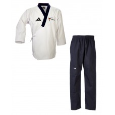 Добок для тхеквондо ADIDAS POOMSAE для чоловіків | біло-темно синій | adiTPAM02