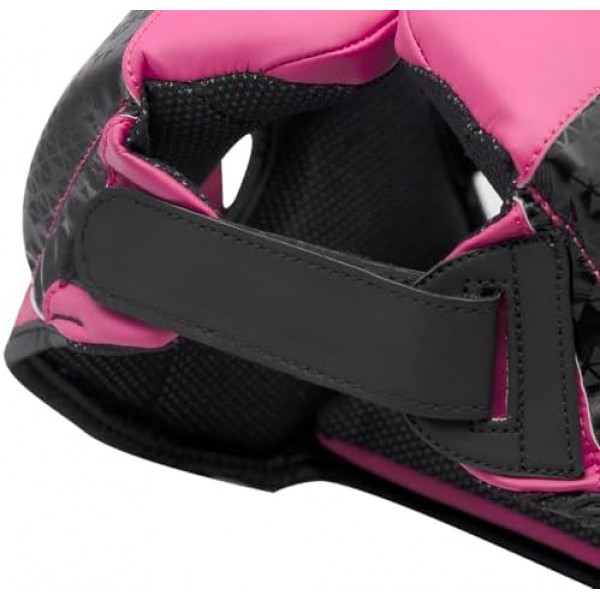 Шолом боксерський Adidas Combat 50 | чорний/рожевий | ADIC50HG 