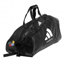 Сумка-рюкзак Adidas Karate с лицензией WKF | чорно/белая | ADIACC051WKF