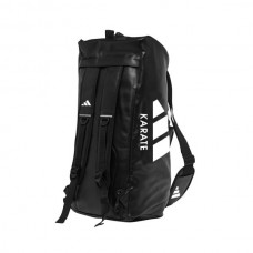 Сумка-рюкзак Adidas Karate с лицензией WKF | чорно/белая | ADIACC051WKF