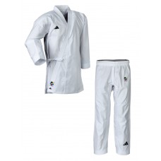 Кимоно для карате Adidas Fighter Slim Fit с лицензией WKF | белое | K220DNAWKF