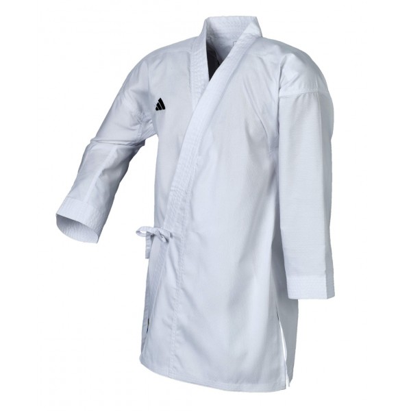 Кимоно для карате Adidas Fighter Slim Fit с лицензией WKF | белое | K220DNAWKF