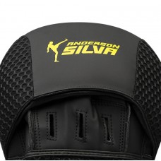 Лапы ADIDAS X ANDERSON SILVA 50 | черно/желтый | ADIAS50FM