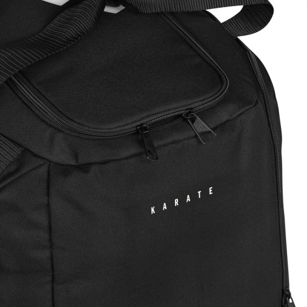 Сумка-рюкзак Adidas Duffle Bag з логотипом Karate | чорний/срібло | BADUM01KA