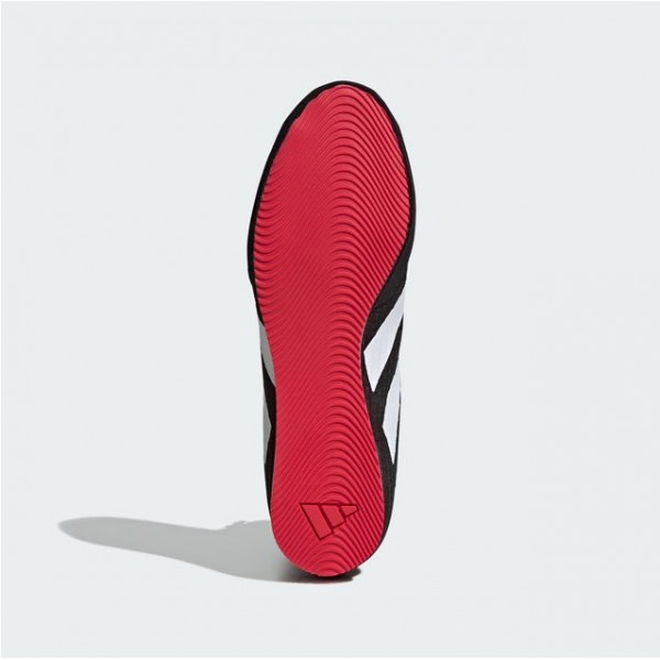 Взуття для боксу (боксерки) Box Hog 4 | чорний/біло/червоний | ADIDAS IH2730