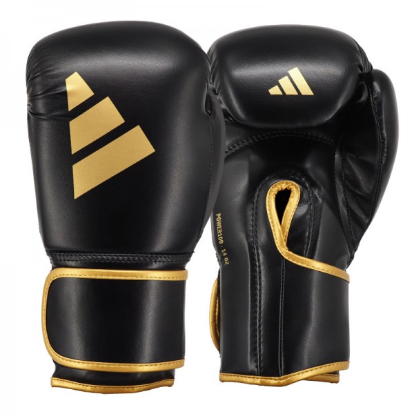 Боксерские перчатки Adidas Power 100 | черный/золотой | PWR100TG