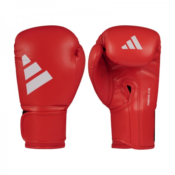 Боксерские перчатки Adidas Power 100 | красный/белый | PWR100TG