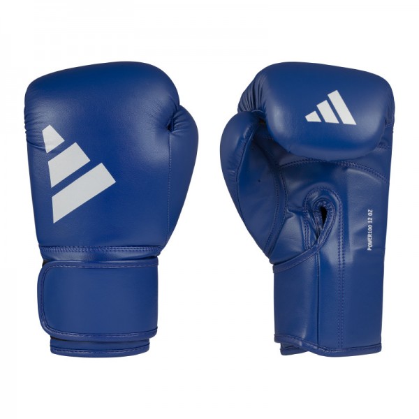 Боксерские перчатки Adidas Power 100 | синий/белый | PWR100TG