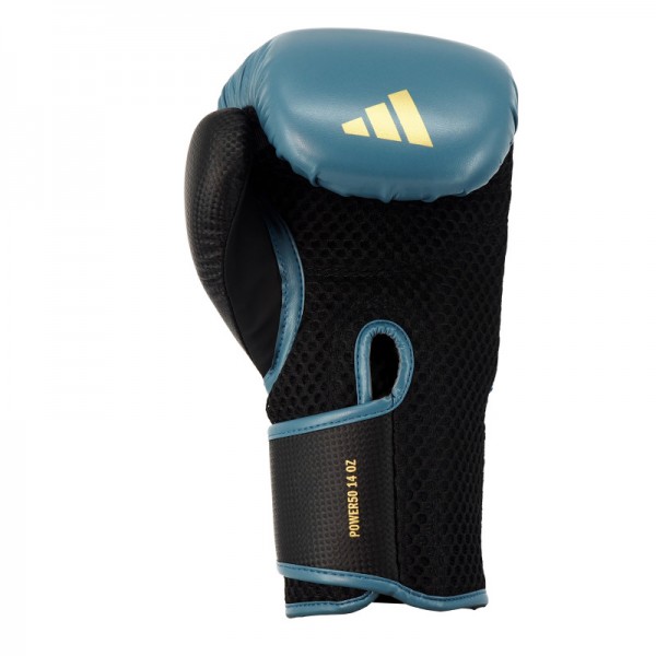 Боксерські рукавички Adidas Power 50 | синій\золотий | PWR50TG