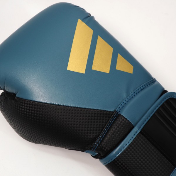 Боксерські рукавички Adidas Power 50 | синій\золотий | PWR50TG