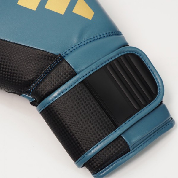 Боксерські рукавички Adidas Power 50 | синій\золотий | PWR50TG