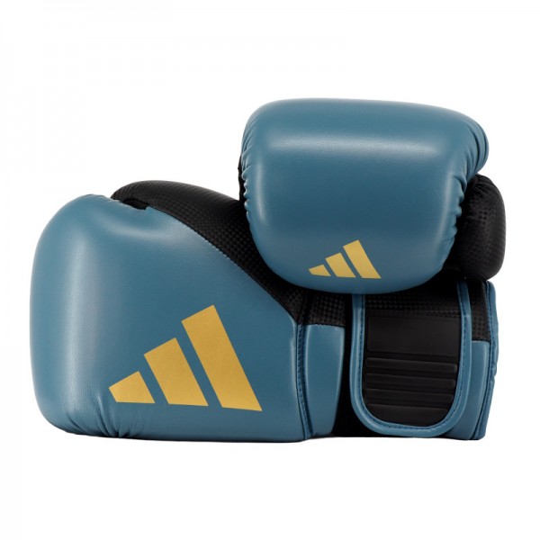 Боксерські рукавички Adidas Power 50 | синій\золотий | PWR50TG