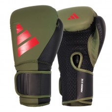 Боксерские перчатки Adidas Power 50 | зеленый/красный | PWR50TG