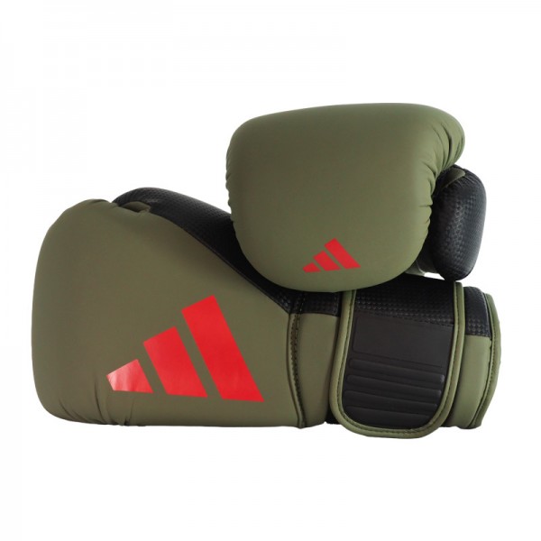 Боксерские перчатки Adidas Power 50 | зеленый/красный | PWR50TG
