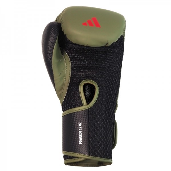 Боксерские перчатки Adidas Power 50 | зеленый/красный | PWR50TG