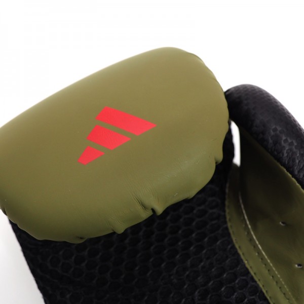 Боксерские перчатки Adidas Power 50 | зеленый/красный | PWR50TG
