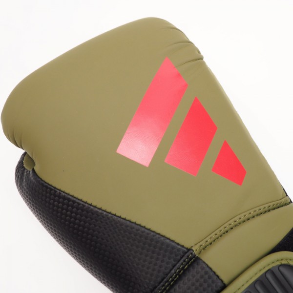 Боксерские перчатки Adidas Power 50 | зеленый/красный | PWR50TG