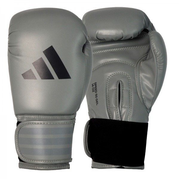 Боксерские перчатки Adidas "Speed 50" | серебро/серый | SBG50