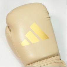 Боксерские перчатки Adidas "Speed 50" | бежевый/золото | ADISBG50