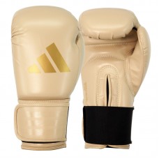 Боксерские перчатки Adidas "Speed 50" | бежевый/золото | ADISBG50