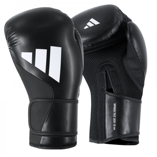 Боксерські рукавички Adidas Speed Tilt 200 | чорно/білі | TLT200TG