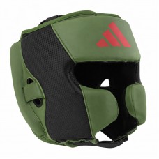 Боксерський шолом Adidas Power 50 | хакі/червоний | C50HG