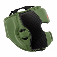 Боксерський шолом Adidas Power 50 | хакі/червоний | C50HG