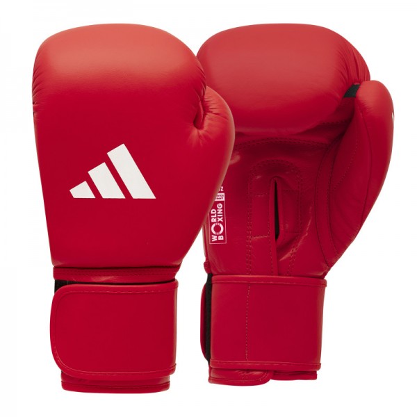 Боксерські рукавичка Adidas з ліцензією World Boxing | червоні | WOBBG1