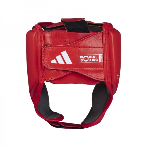 Боксерский шлем Adidas с лицензией World Boxing | красный | WOBHG1