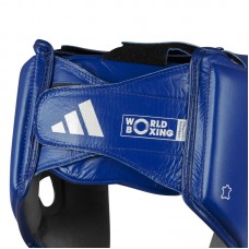 Боксерский шлем Adidas с лицензией World Boxing | синий | WOBHG1