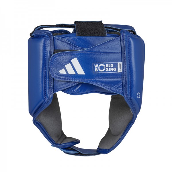 Боксерский шлем Adidas с лицензией World Boxing | синий | WOBHG1