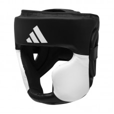 Боксерский шлем Adidas Response Standart | черно/белый | adiBHG023