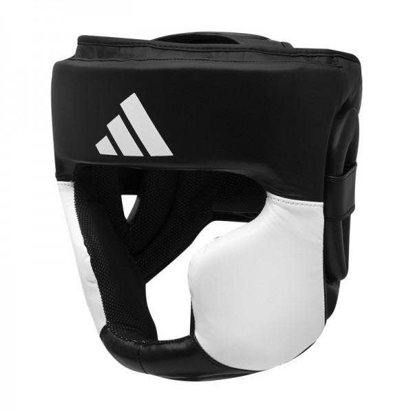 Боксерський шолом Adidas Response Standart | чорно/білий | adiBHG023