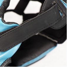 Боксерский шлем Adidas Power 50 | голубой/чёрный/золотой | C50HG