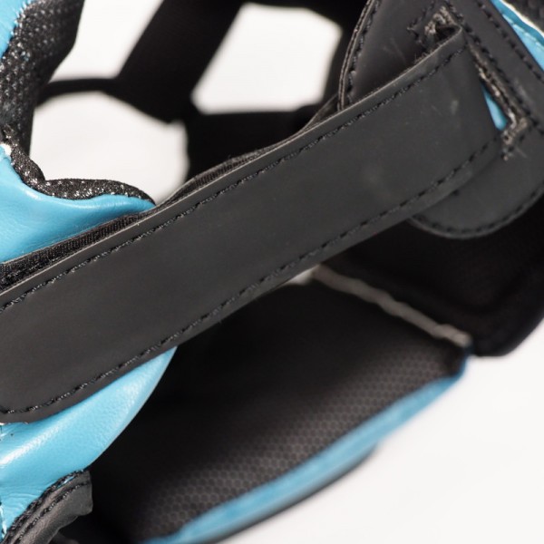 Боксерский шлем Adidas Power 50 | голубой/чёрный/золотой | C50HG