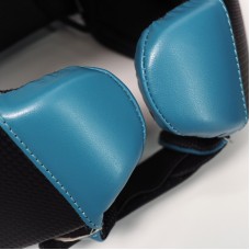 Боксерский шлем Adidas Power 50 | голубой/чёрный/золотой | C50HG