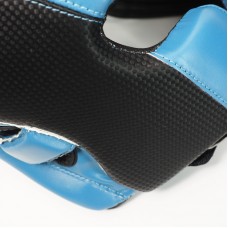 Боксерский шлем Adidas Power 50 | голубой/чёрный/золотой | C50HG