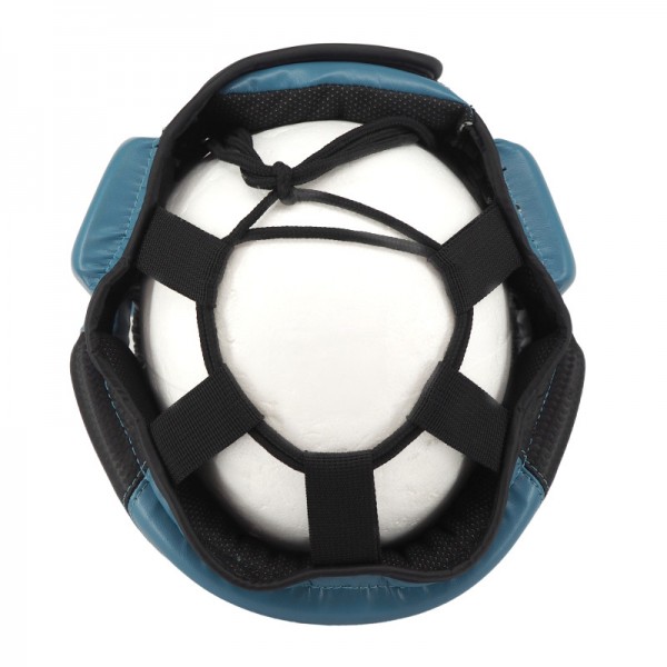 Боксерский шлем Adidas Power 50 | голубой/чёрный/золотой | C50HG
