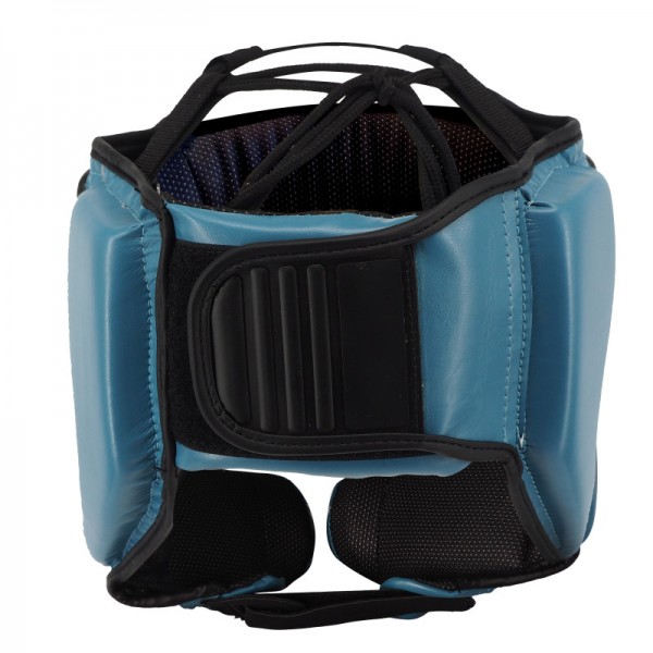 Боксерский шлем Adidas Power 50 | голубой/чёрный/золотой | C50HG