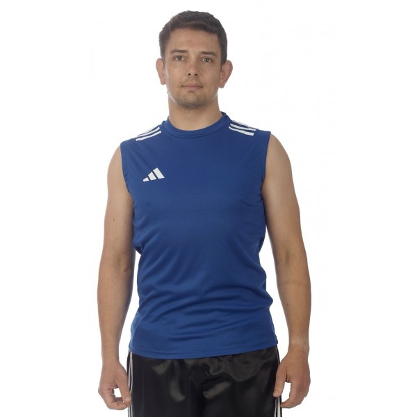 Майка для кікбоксингу Adidas Kick Light Sleeveless | синя | AdiWAKOST1