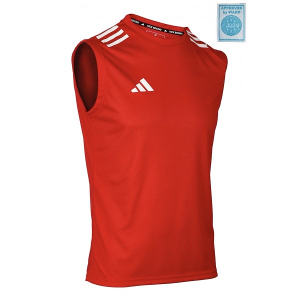 Майка для кікбоксингу Adidas Kick Light Sleeveless | червона | AdiWAKOST1