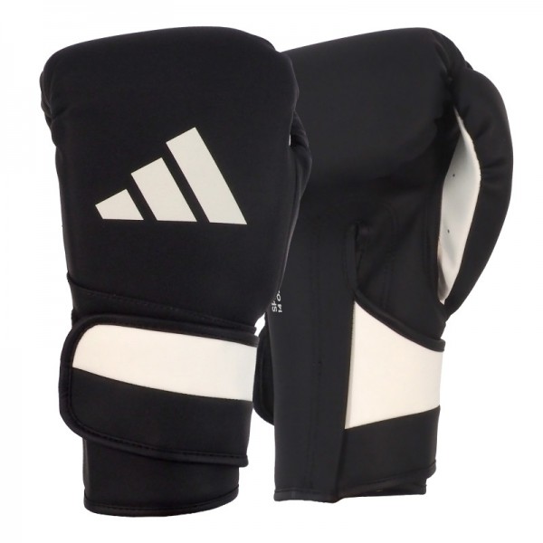 Боксерські рукавички Adidas Adispeed 501 | чорно/білий | SBG501