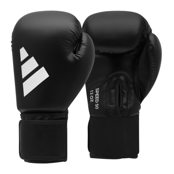 Боксерскі рукавички Adidas "Speed 50" | чорно/білий | SBG50