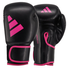 Боксерские перчатки Adidas Power 100 | черный/розовый | PWR100TG