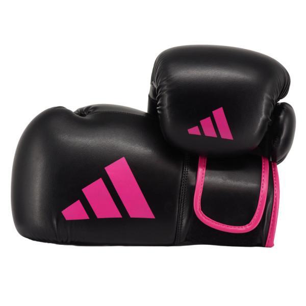 Боксерські рукавички Adidas Power 100 | чорний/рожевий | PWR100TG