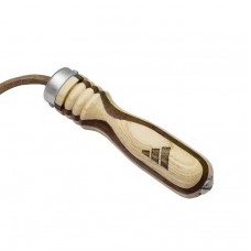 Скакалка з дерев'яними ручками | біжевий | ADIDAS ADIJRW01-AD0006098